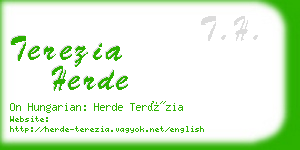 terezia herde business card